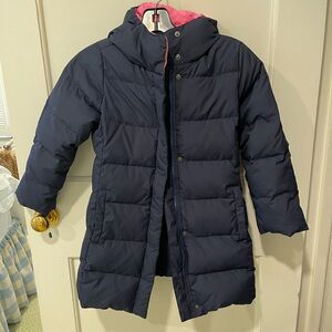 Crewcuts Blue Puffer Jacket with High Collar